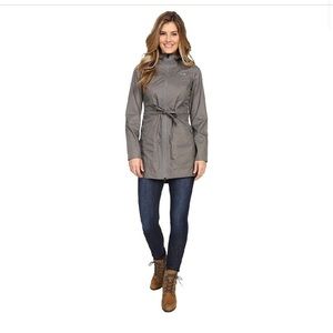 The North Face Teralinda Trench Rain Coat - Sedona Sage Gray - Medium